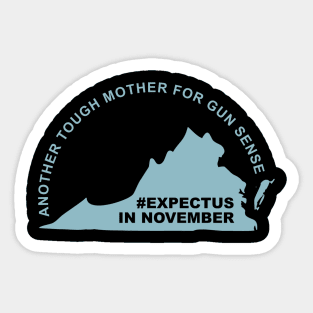 Another Tough Mother for Gun Sense - Teal Sticker